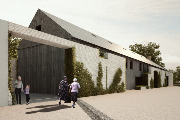 Řešení historického dvora v Holasovicích