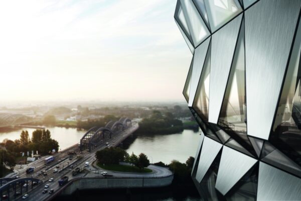 Čestné uznání za design pro parametrickou fasádu Schüco