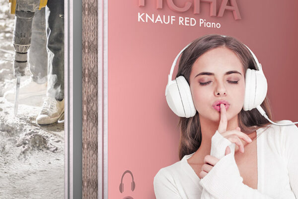 Zvuková izolace konstrukcí RED Piano