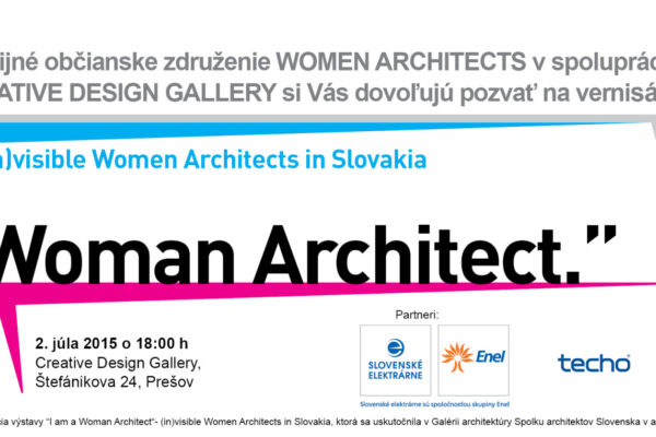 Výstava: „I am a Woman Architect“