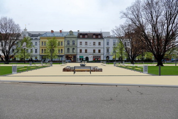 Obnova náměstí TGM v Prostějově