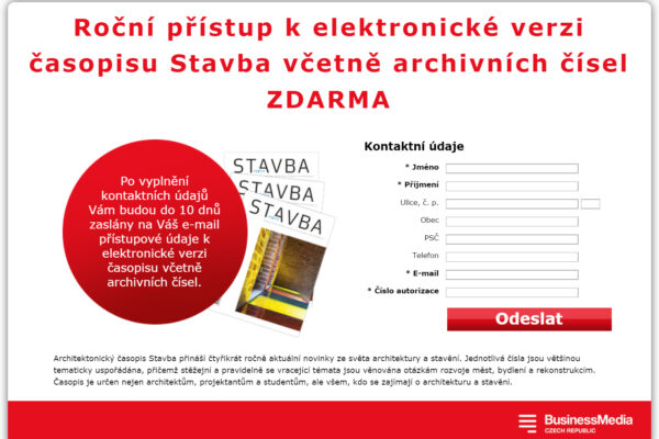 Nabídka pro členy ČKA: zdarma roční přístup do on-line archivu časopisu Stavba