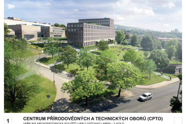 UJEP zveřejnil výsledky architektonické soutěže o návrh CPTO