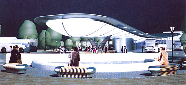 Nový dopravní terminál v Bruntále