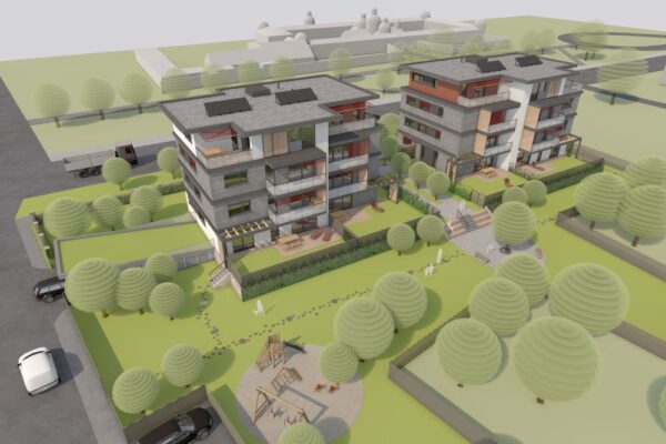 Pasivní bytové domy Bílá hora