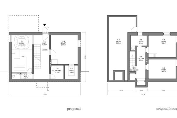 Přestavba chaty ve Svatém Petru