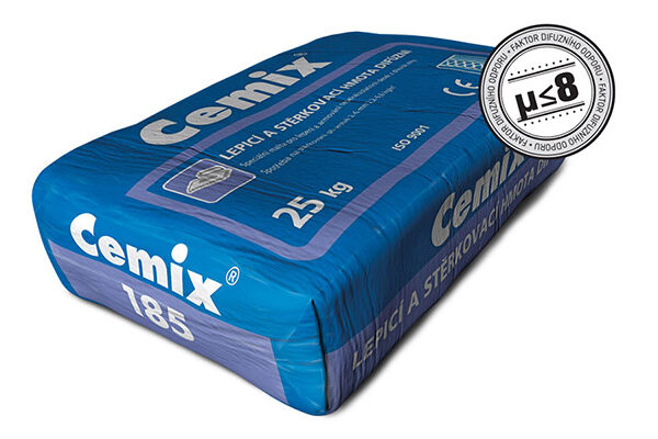 Vysoce prodyšná stěrka Cemix 185 s inovovanou recepturou