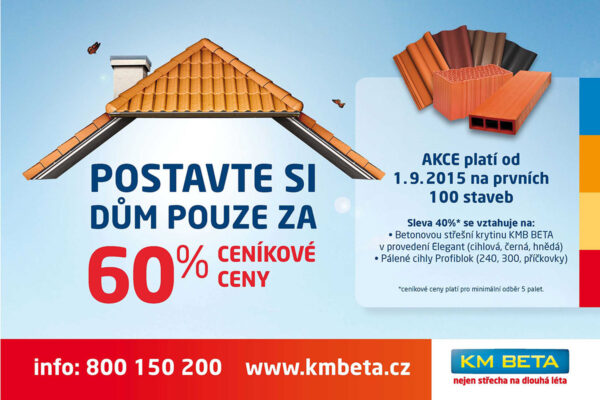 Postavte si dům pouze za 60 % ceníkové ceny