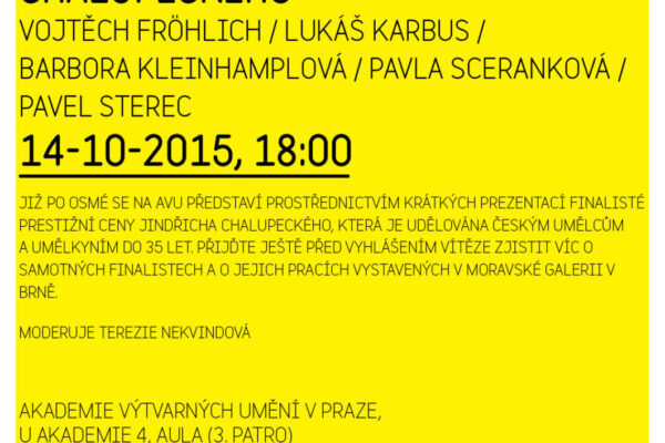 Finalisté Ceny Jindřicha Chalupského