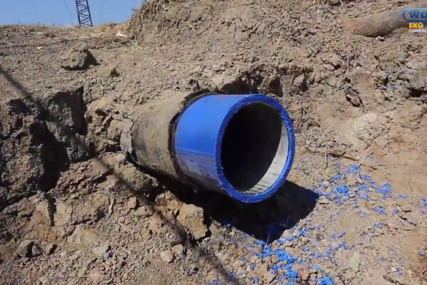 Bezvýkopová sanační technologie Compact Pipe společnosti Wavin Ekoplastik