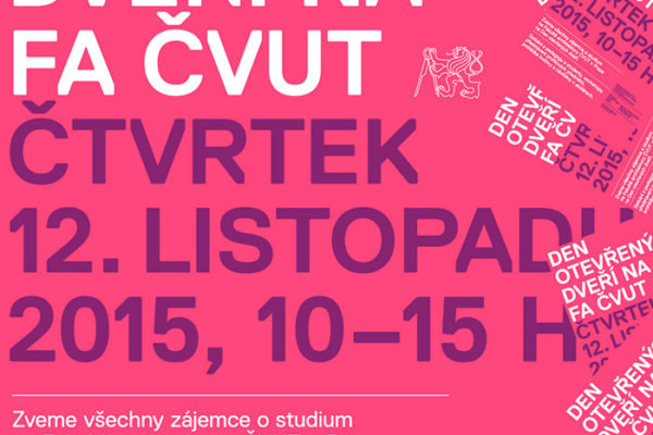 Den otevřených dveří pro zájemce o studium na FA ČVUT