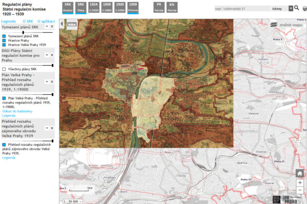 Historické plány Prahy