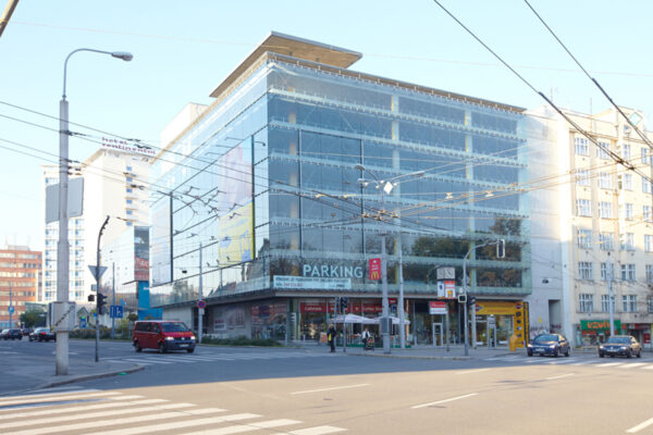 Přestavba parkovacího domu Rozmarýn v Brně