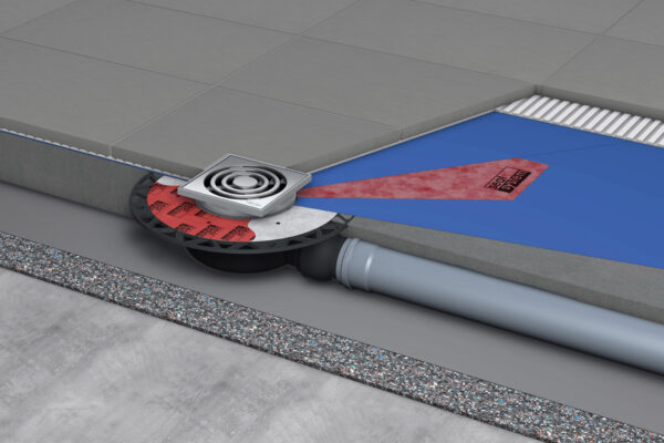 Dokonalá hydroizolace sprchového žlábku s páskou Seal System