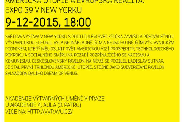 Ivan Knobloch / Americká utopie a evropská realita: EXPO 39 v New Yorku