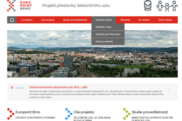 Aliance Referendum 2016 zahájila kampaň k poloze nádraží v Brně