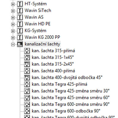 Nová knihovna produktů Wavin pro program Cadkon ke stažení zdarma