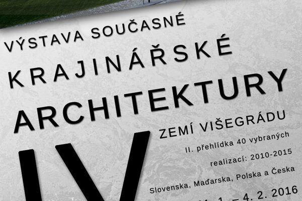 Současná krajinářská architektura višegrádských zemí 2015