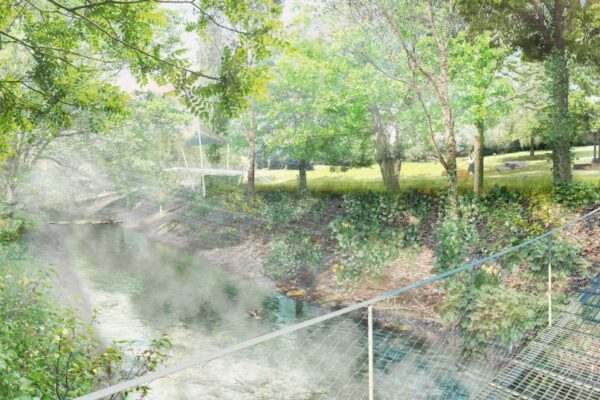 Obnova nábřeží řeky Loučné v Litomyšli