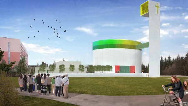 Nový kostel na sídlišti Brno-Lesná