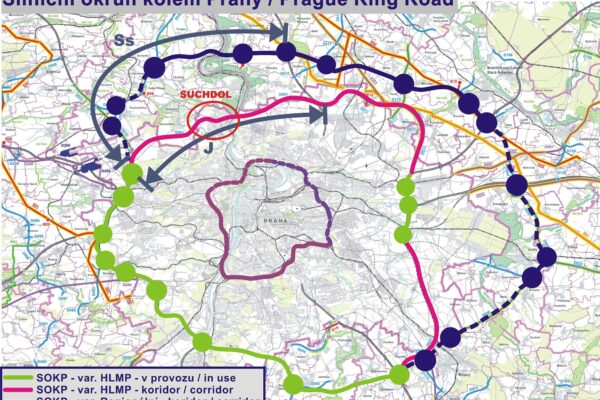 Soud zamítl žalobu částí Prahy a obcí kvůli Pražskému okruhu