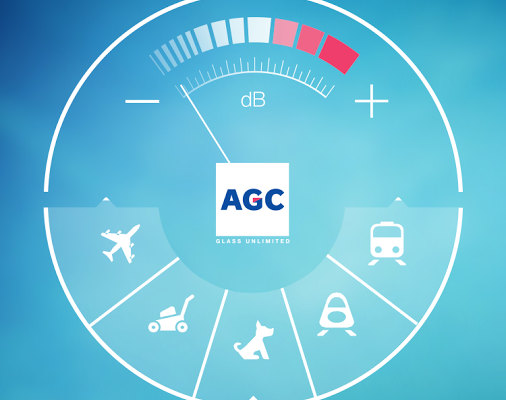 Aplikace AGC Acoustic App pro zjištění úrovně hluku