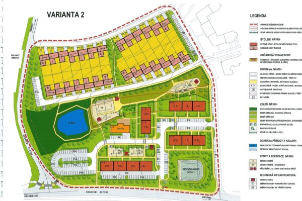 Nová rezidenční čtvrť ve Znojmě