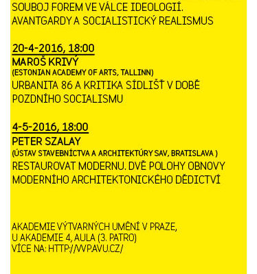 Jarní cyklus přednášek Středy na AVU