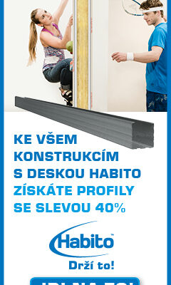 Při koupi desky Habito získáte 40procentní slevu na profily