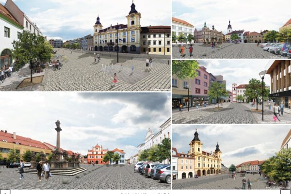Úpravy Velkého náměstí a jeho okolí v Písku