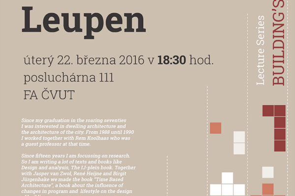 Bernard Leupen v Praze