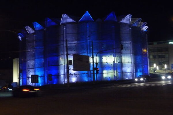 Skleněnou fasádu zlínského Kongresového centra čeká oprava