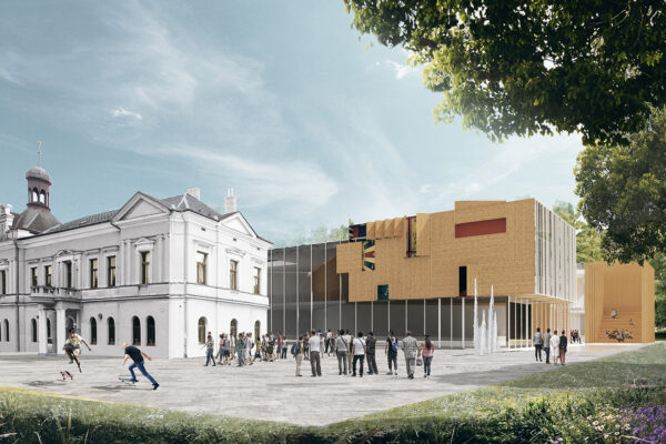 Projekt společenského domu v Lanškrouně