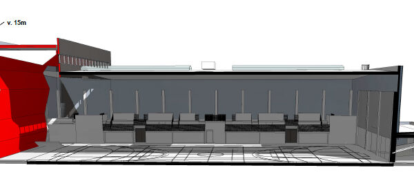 Krytá horolezecká stěna