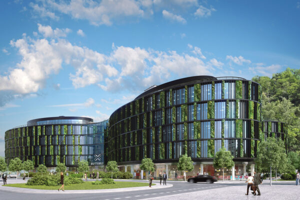 Kancelářská budova BUTTERFLY v Praze 8