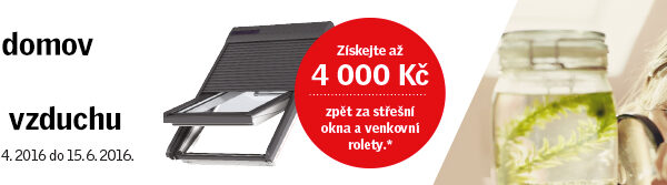 Střešní okna a doplňky VELUX nyní výhodně