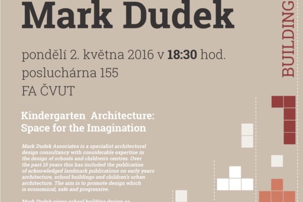 Přednáška Marka Dudeka v Praze