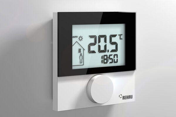 Prostorový termostat NEA od firmy REHAU