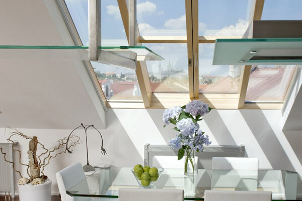 Střešní atypická okna Solara