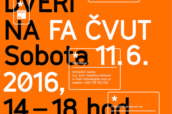 Pražská muzejní noc 2016 a Den otevřených dveří na FA ČVUT