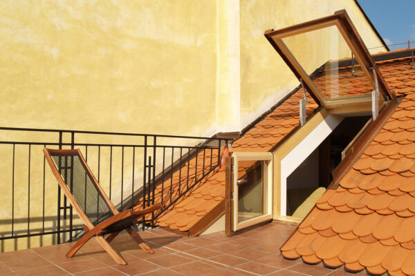 Střešní výstupy na terasy