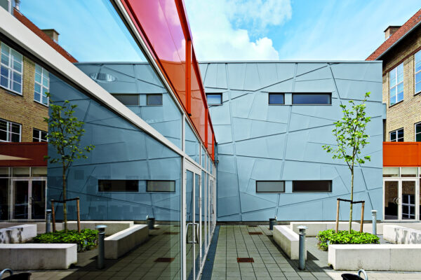 Přístavba školy v dánském Odense