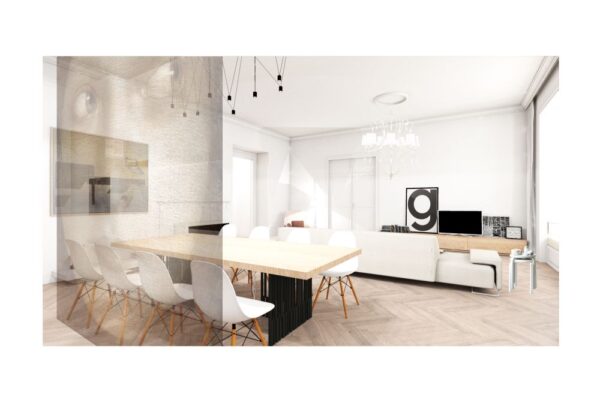 Rekonstrukce bytu na Puškinově náměstí