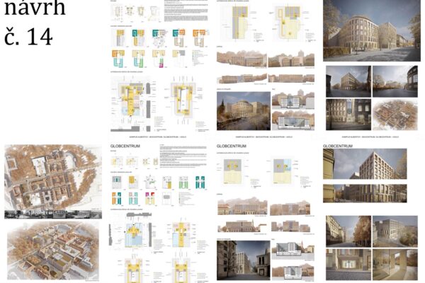 Soutěž na Kampus Albertov vyhrálo Znamení čtyř – architekti