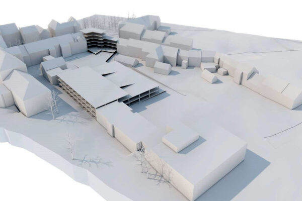 Nový parkovací dům v centru Písku