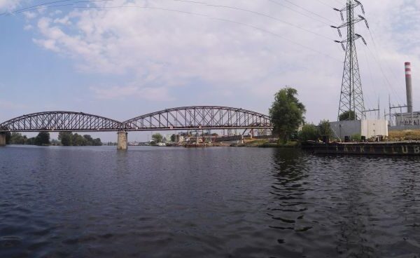 Železniční most s novou konstrukcí