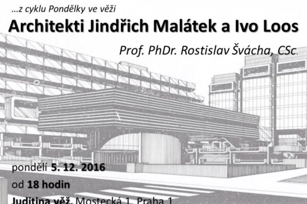 Architekti Jindřich Malátek a Ivo Loos