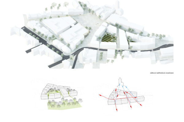 Návrh nové podoby mělnického náměstí Karla IV. uvidí lidé v lednu