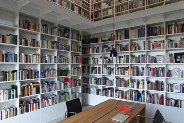 Dostavba knihovny k rodinnému domu