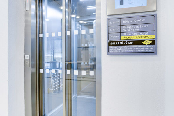 Solární výtah Schindler